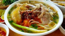 ảnh chụp màn hình bài đánh giá về hủ tiếu da gà