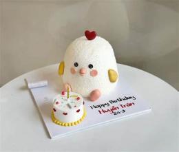 ảnh chụp màn hình bánh kem hình đá gà