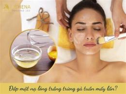 ảnh chụp màn hình cách làm đẹp da mặt bằng lòng trắng trứng gà