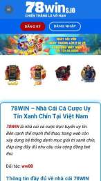 ảnh chụp màn hình đá gà 78win
