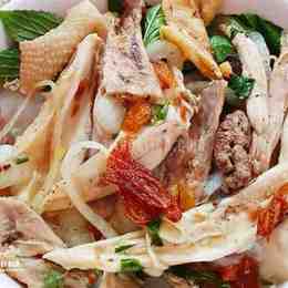 bánh ướt lòng gà hằng đà lạt
