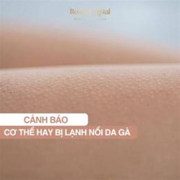 bị on lạnh nổi da gà