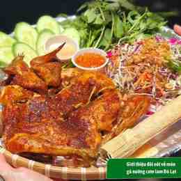 cá nướng cơm lam gà nướng tây bắc đà lạt.