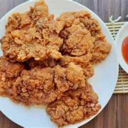 cách chiên gà đã luộc