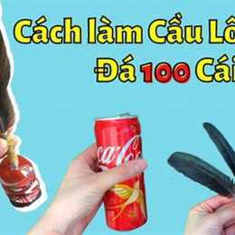 cách làm cầu đá bằng lông gà