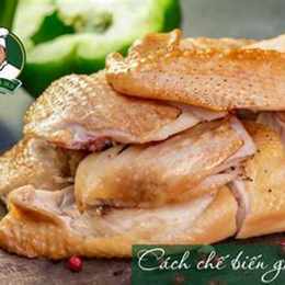 cách làm gà xông khói da giòn