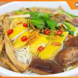 cách nấu bún măng gà đà nẵng
