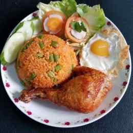 cơm da gà giòn