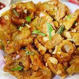 da gà chiên mắm tỏi