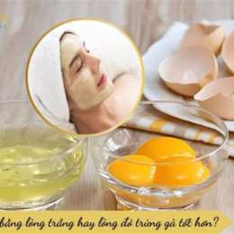 da nhờn có nên đắp lòng đỏ trứng gà