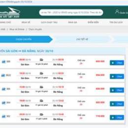 đặt vé tàu online ga đà nẵng
