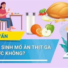 đẻ mổ bao lâu ăn được da gà