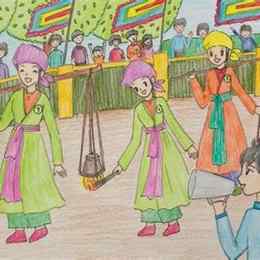 đề tài lễ hội đá gà