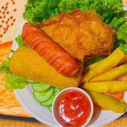 gà rán dạ nam