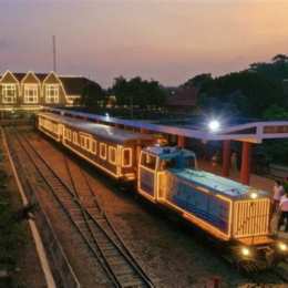 ga tàu cổ đà lạt
