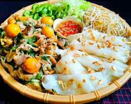 giao diện app bánh ướt lòng gà ngon nhất ở đà lạt