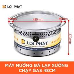 giao diện app bếp lạp xưởng nướng đá bằng ga
