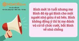 giao diện app bình mới 16 tuổi nhưng mẹ bình đã ép gả bình