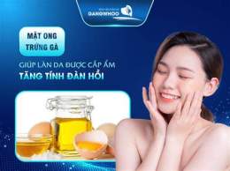 giao diện app cách làm trắng da bằng mật ong và trứng gà