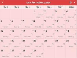 giao diện app cáp gà đá theo ngày âm lịch