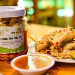 giao diện app chân gà xào sả ớt đà nẵng