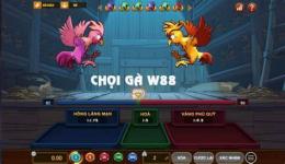 giao diện app chơi đá gà w88