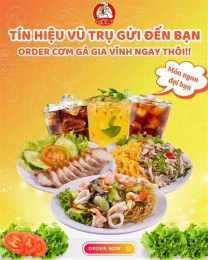giao diện app cơm gà gia vĩnh lý tự trọng đà nẵng