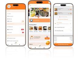 giao diện app com gà sơn ký đà lạt