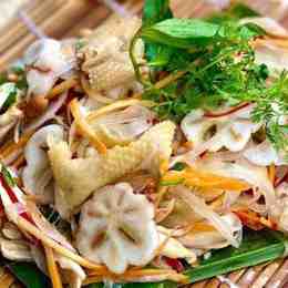 gỏi gà măng cụt đà lạt