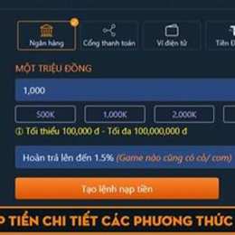 hướng dẫn nạp tiền đá gà thomo
