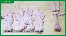 hướng dẫn sử dụng cách luộc chân gà đã rút xương