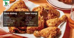 hướng dẫn sử dụng calo gà rán bỏ da