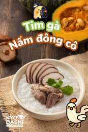 hướng dẫn sử dụng canh gà nấm thanh đạm