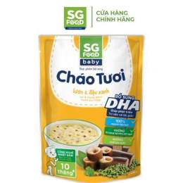 hướng dẫn sử dụng cháo đậu xanh thịt gà cho bé
