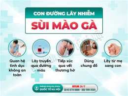 hướng dẫn sử dụng chữa sùi mào gà ở viện da liễu trung ương
