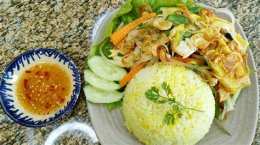 hướng dẫn sử dụng cơm gà xé phay đà nẵng