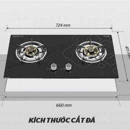 kích thước khoét đá bếp ga âm sunhouse