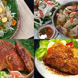 làm món gì với gà đã luộc