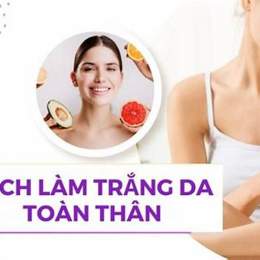 làm trắng da toàn thân bằng trứng gà
