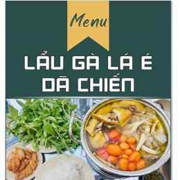 lẩu gà dã chiến menu