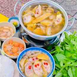 lẩu gà dã chiến nguyễn thái học