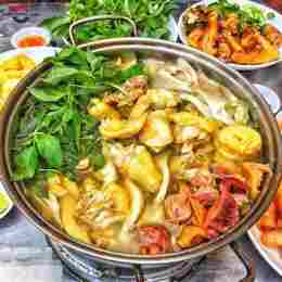 lẩu gà lá é ngon nhất ở đà lạt