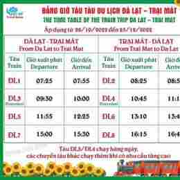 lịch tàu ga đà lạt