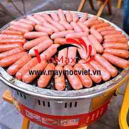máy lạp xưởng nướng đá bằng ga