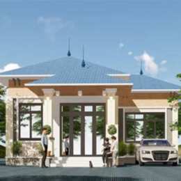nhà cấp 4 gác lửng hiện đại