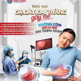 nội soi dạ dày gây mê bệnh viện