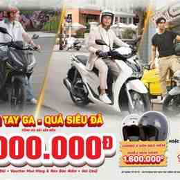 sắm tay ga quà siêu đã