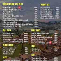 tiệm gà túk túk đà lạt menu