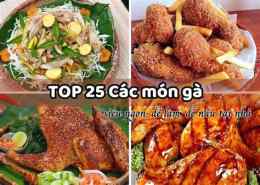 tính năng nổi bật các món từ gà đá