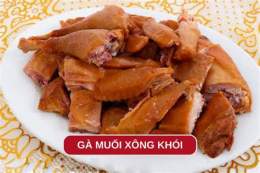 tính năng nổi bật cách làm gà xông khói da giòn